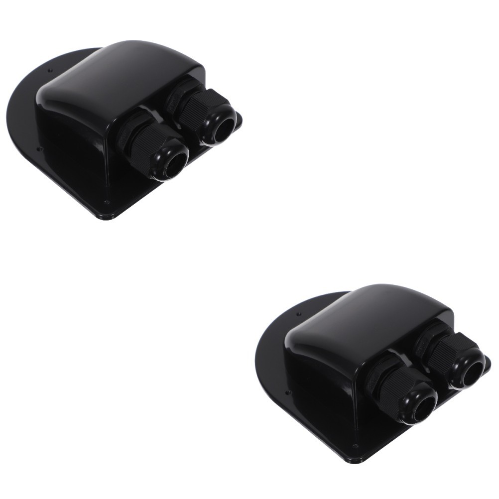 2 Count Cable Gland Housing Double Entry Waterproof Pass Through