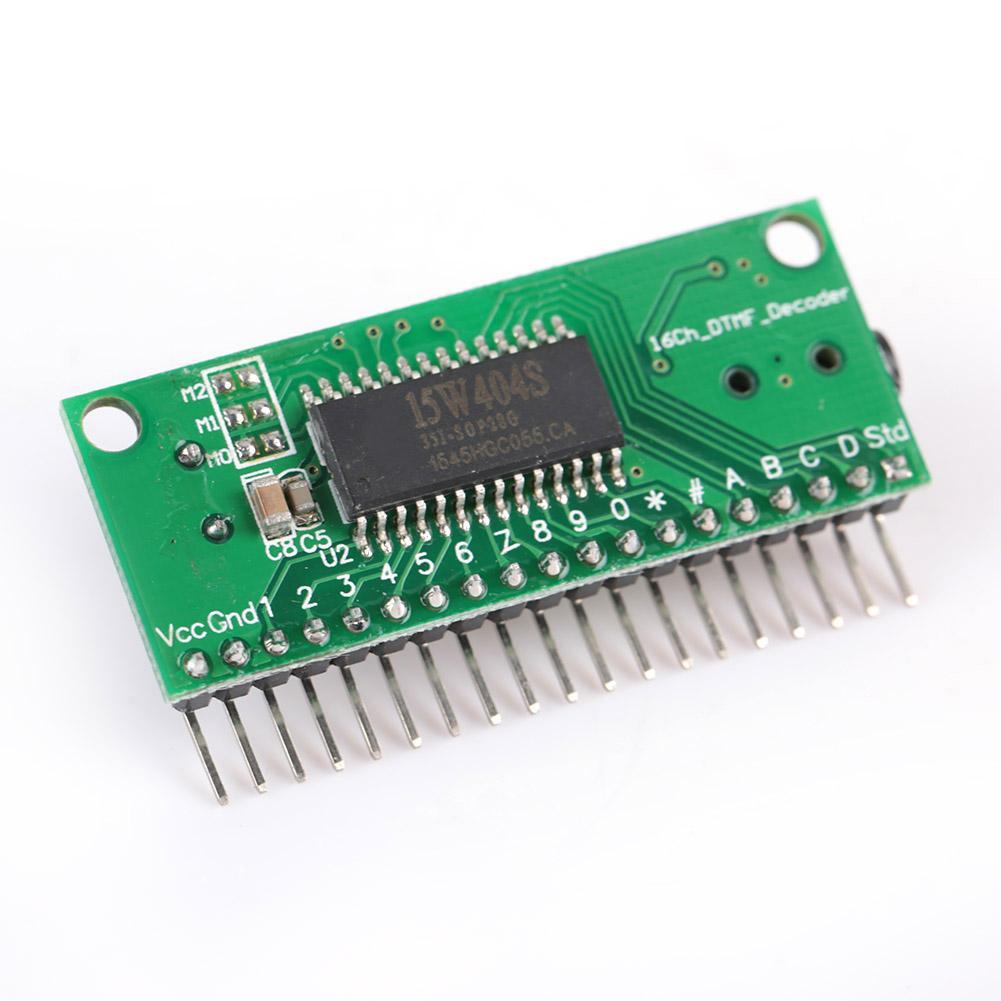 16-CH 16 Channels MT8870 DTMF Decoder Phone Voice Decoding Controller CST