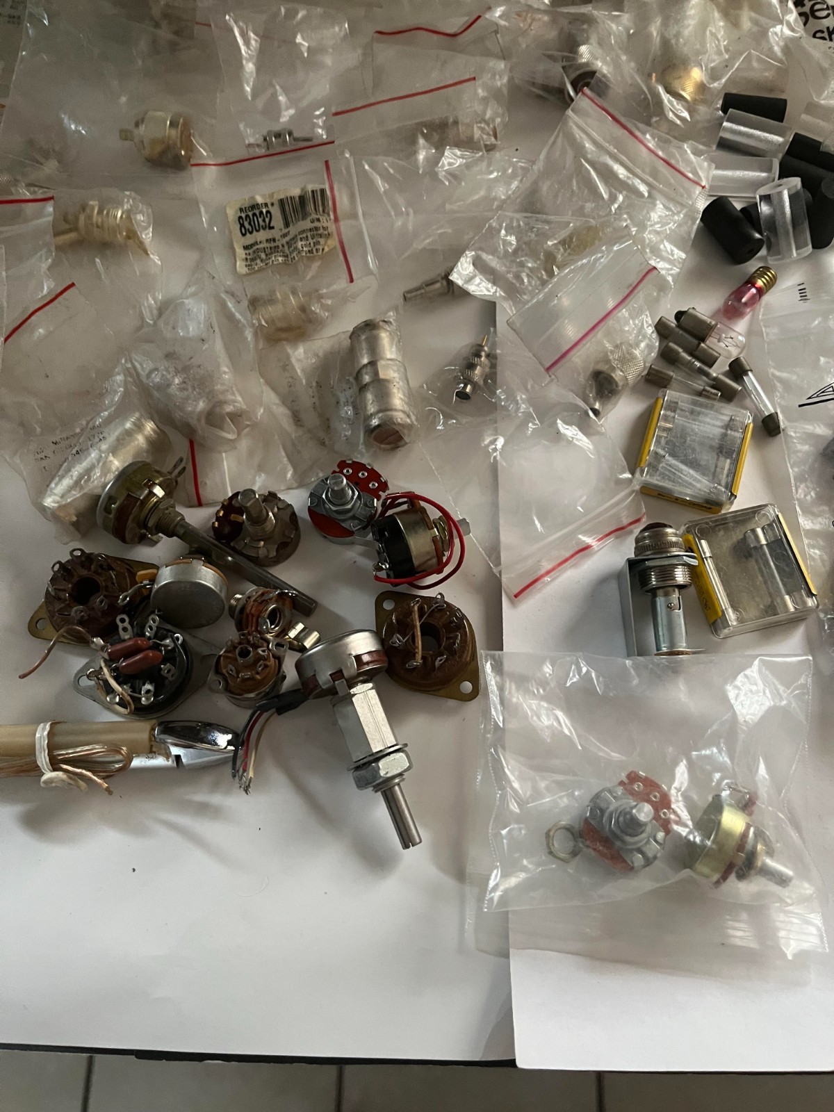 HUGE LOT OF ELECTRICAL PARTS, SUPPLIES, COMPONENTS VARIOUS ITEMS NEW AND USED