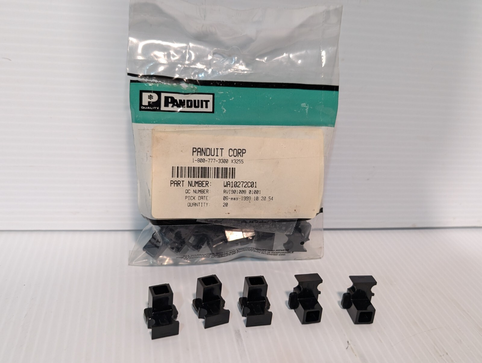 Lot of Panduit items: boxes, connectors, hangers, etc. as pictured plus more