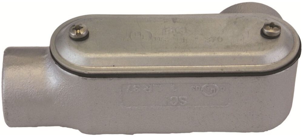Allied LR27-CGKON, 3/4″ Hub, Iron, LR-Type, Conduit Body with Cover/Gasket, 1 pc