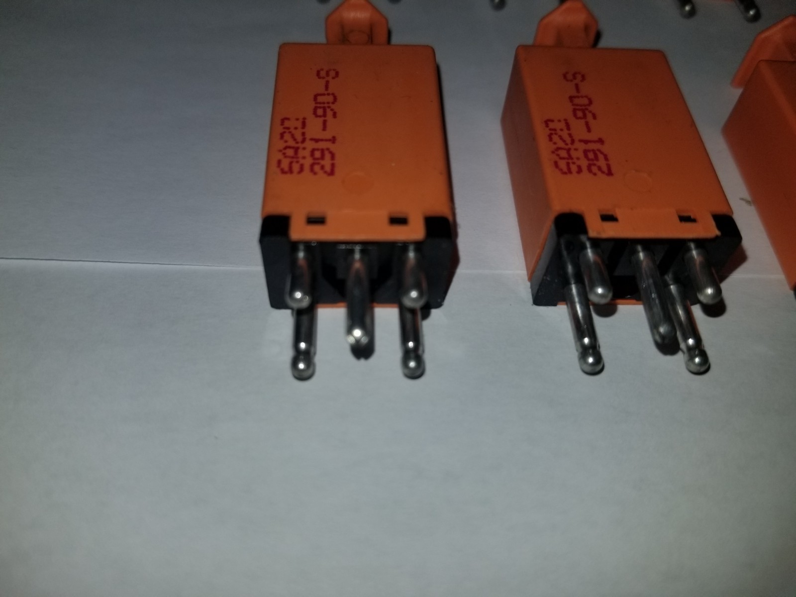 Vintage(Lot of 12) Reliance 6A20 5-Pin Gas Tube Surge Protector Module 291-90-S