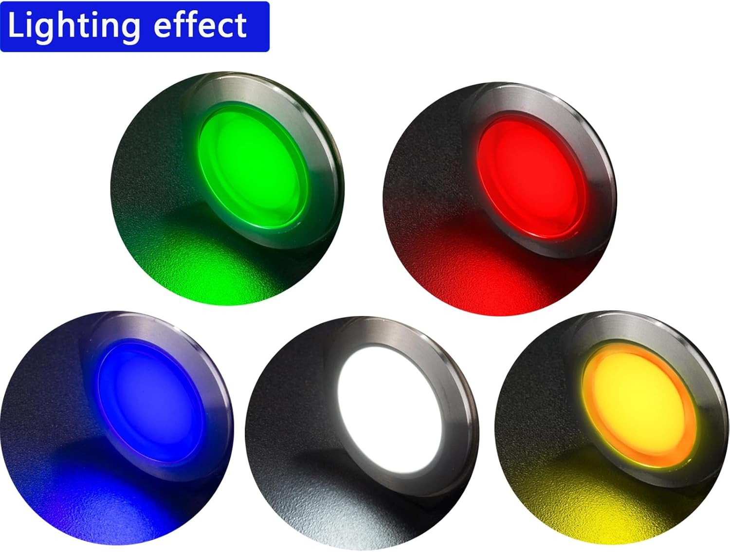 16mm 110V 120V AC DC LED Indicator Light Indicator Light Waterproof IP66 Metal