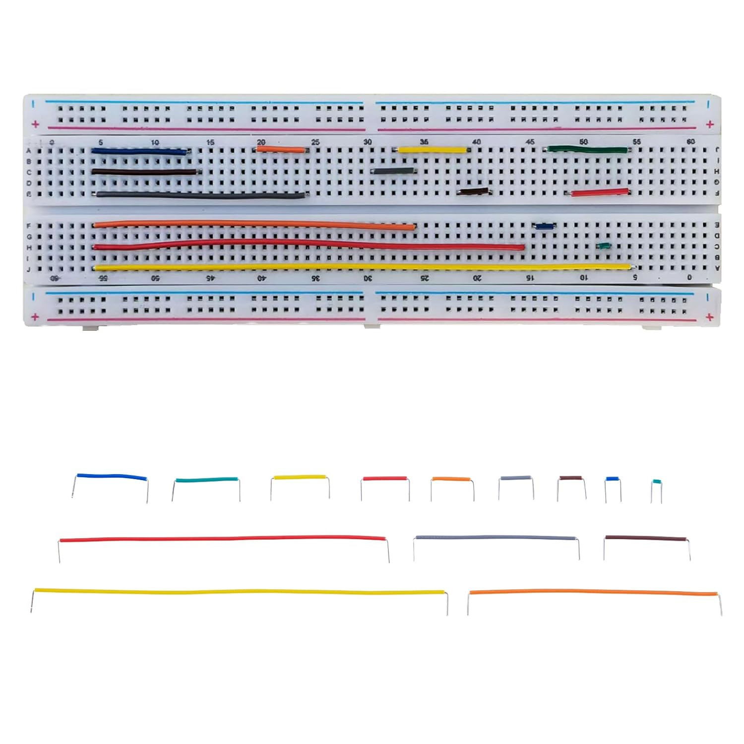 840 Pcs Breadboard Jumper Wires Kit, 14 Lengths Solderless Flexible Connecting C