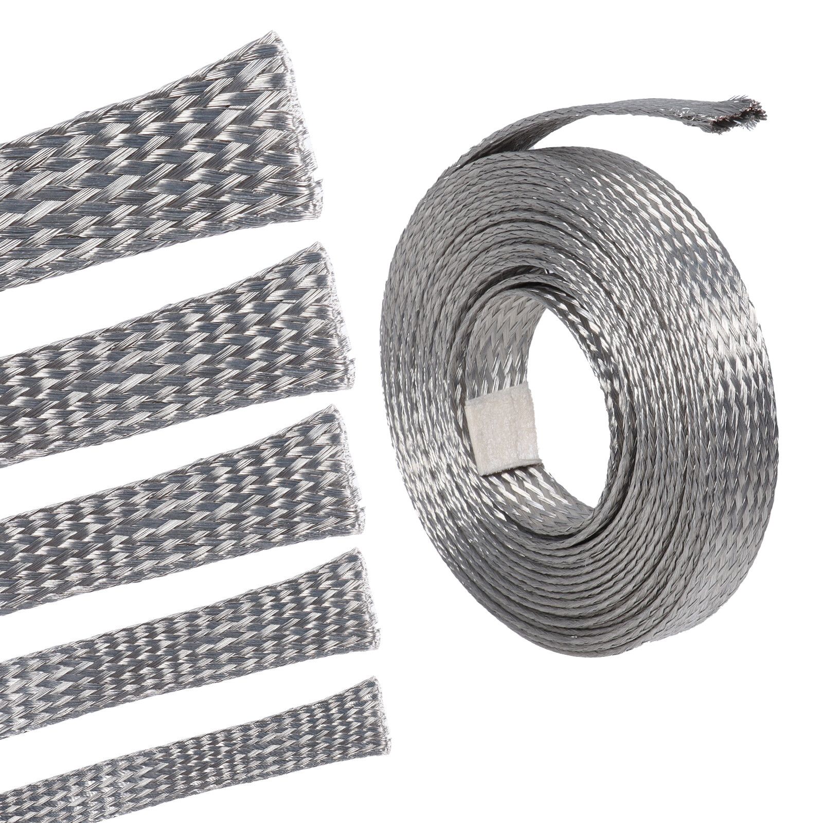Tinned Copper Metal Braid Sleeve Flexible EMI RFI Wire Shielding Lot