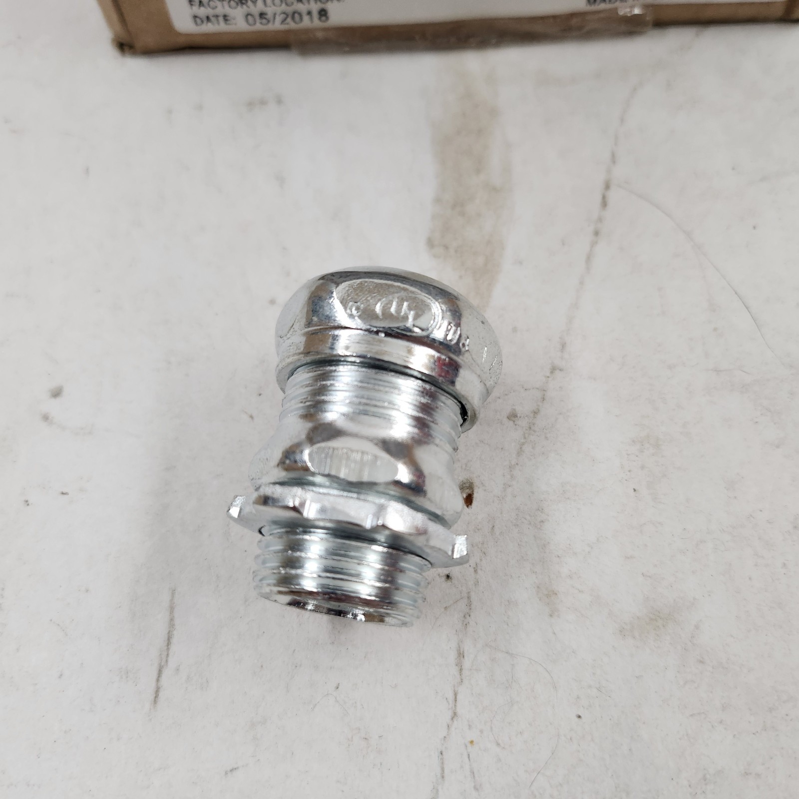 KONKORE CC50RKON, 1/2″, Steel, Non-Insulated, Compression, EMT Connector , 34 pc