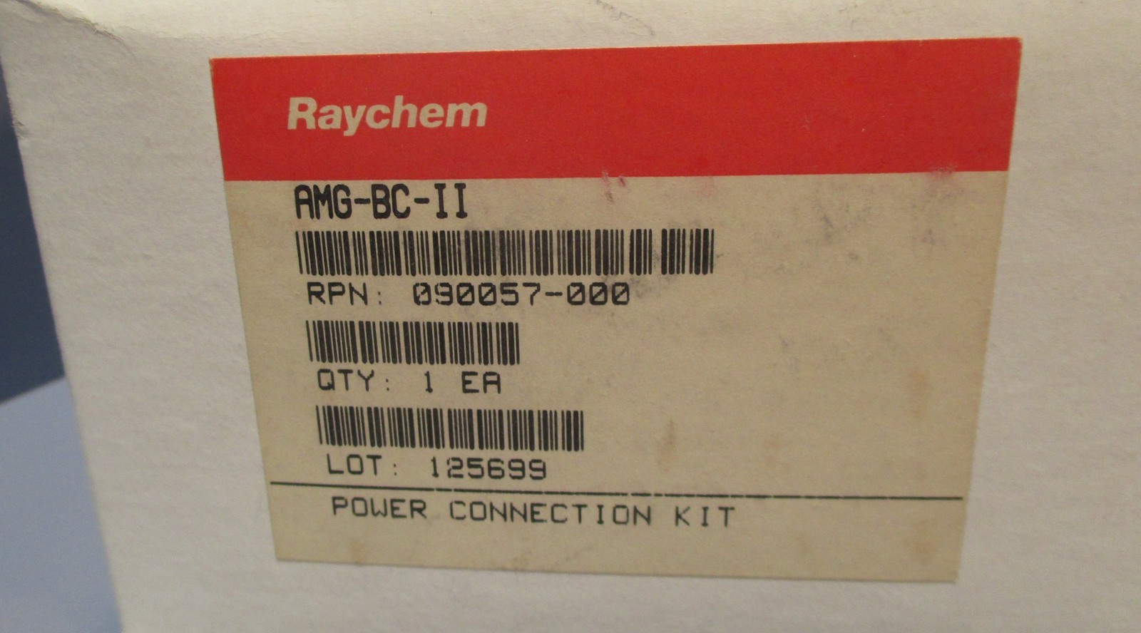 Raychem AMG-BC-II Power Connection Kit 090057-000 Box & Accessories NIB