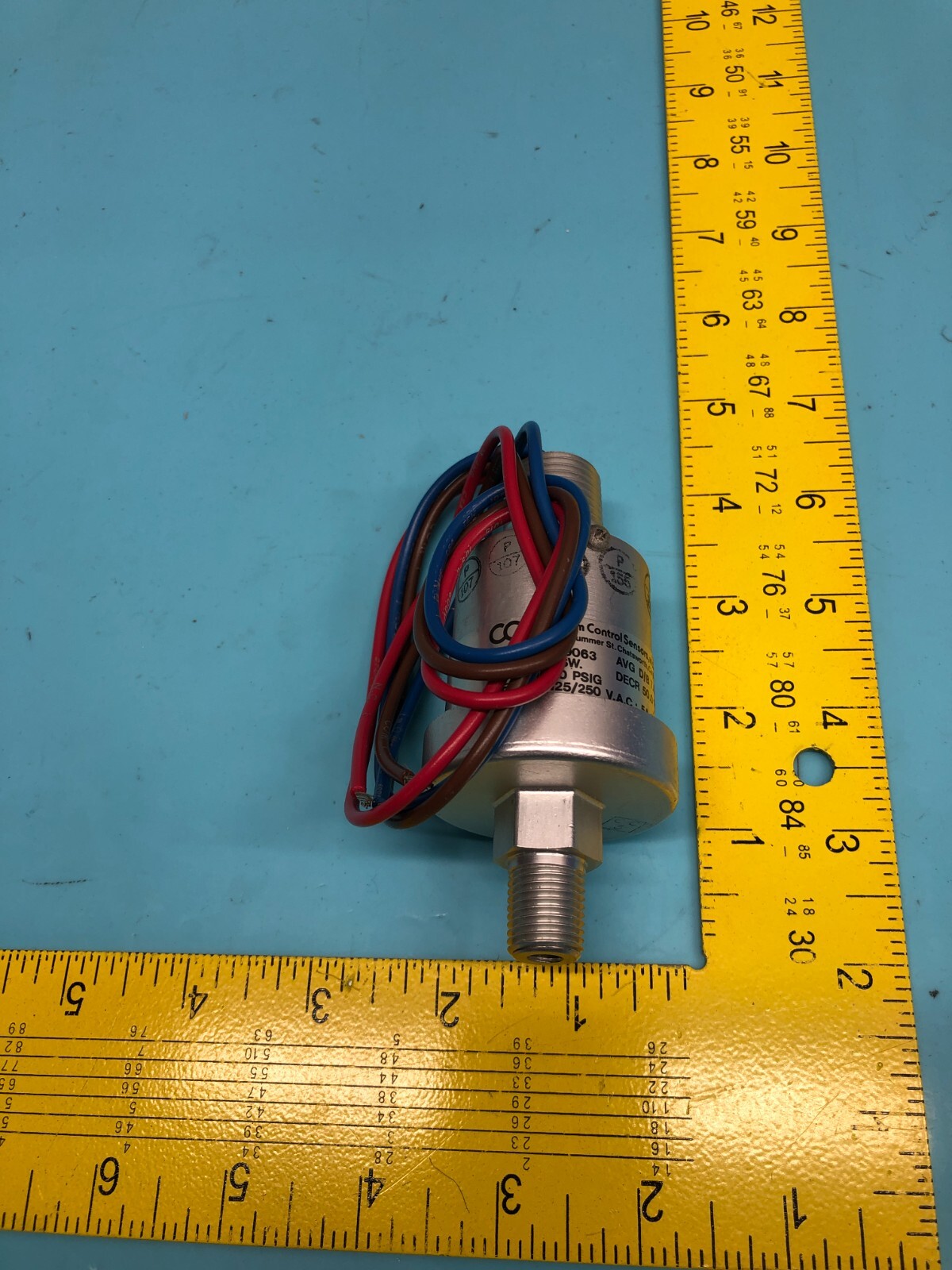 CUSTOM CONTROL 611G9063 SENSOR, PRESSURE SWITCH,1000PSIG, 179199