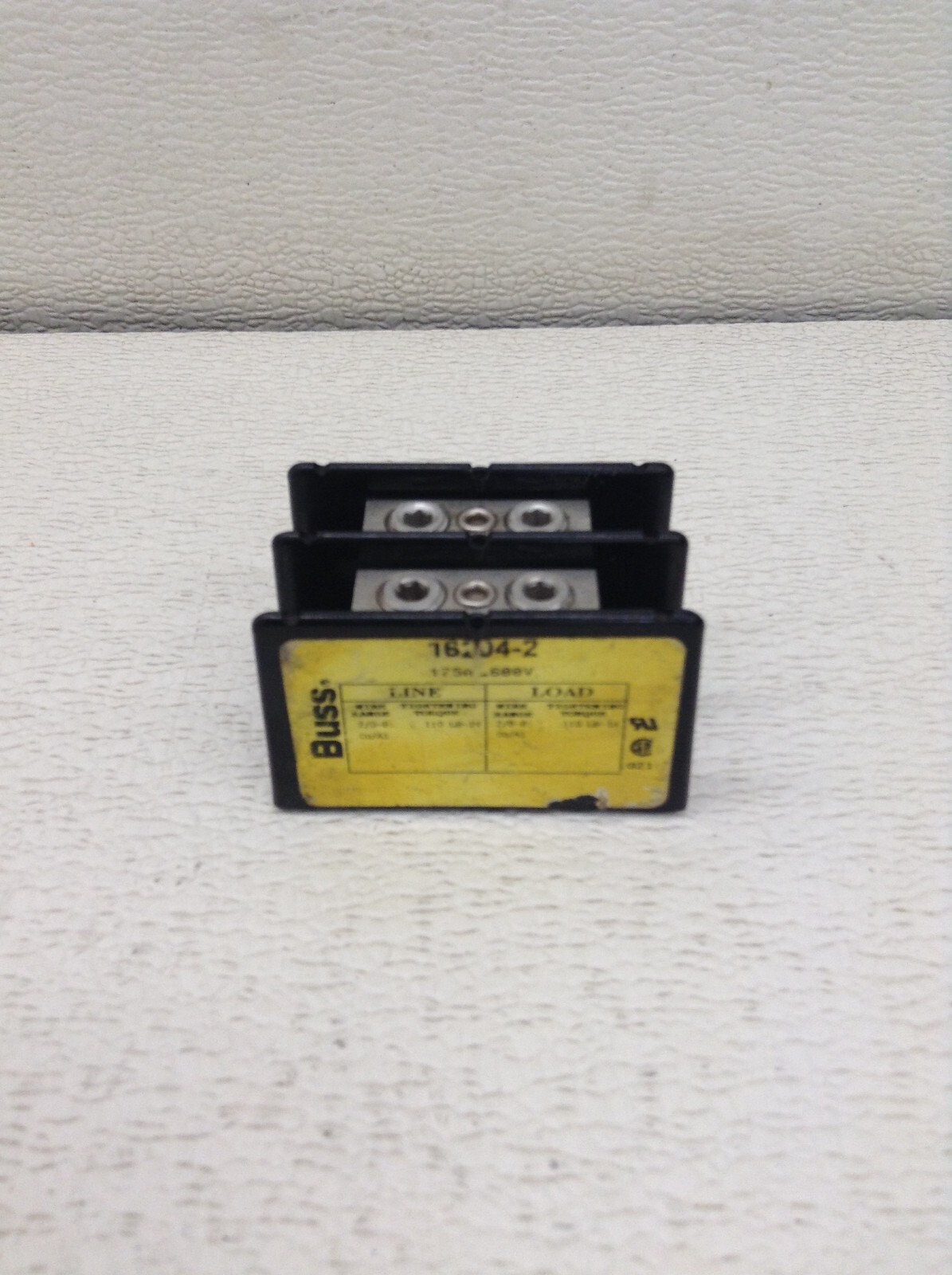 Cooper Bussmann 16204-2 Power Distribution Block 3 Pole 175 A 600 V Buss (TSC)