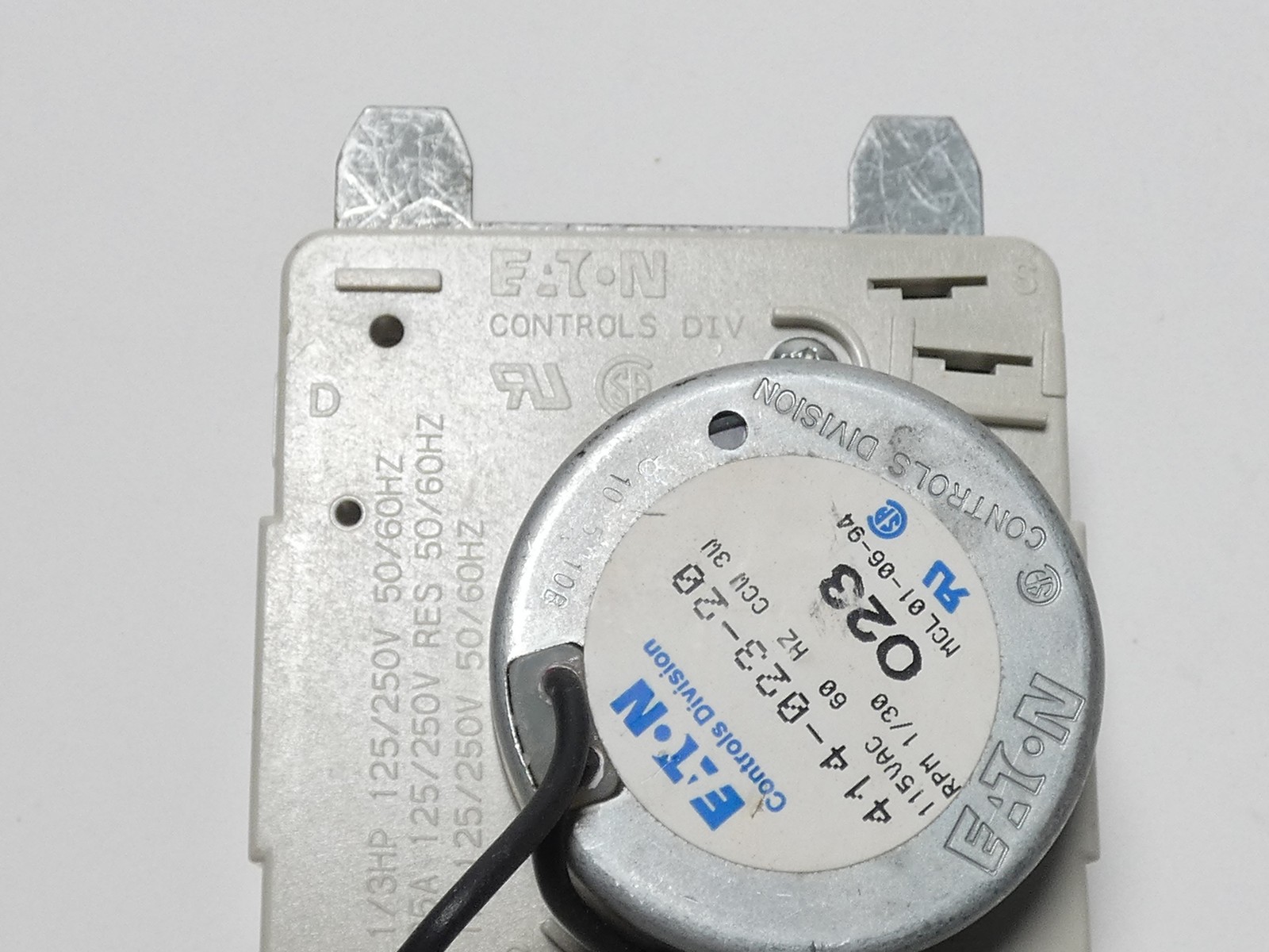 GE General Electric WE4M188 Dryer Timer 1/3 HP 125/250V 25A Eaton Control – N…