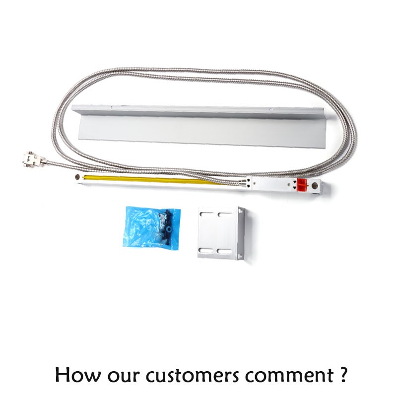 High Precision Linear Encoder Grating Ruler Sensor Tool 0.005mm TTL 50-350 400mm