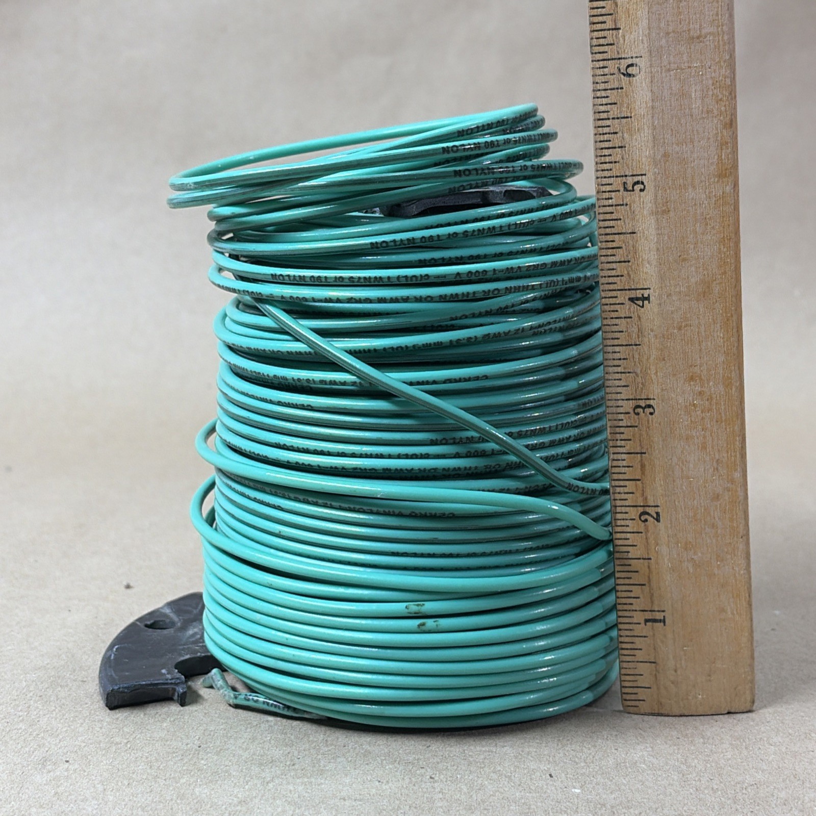5LB of 12 Gauge Green Solid CU THWN THHN AWM Wire Copper Cerrowire USED