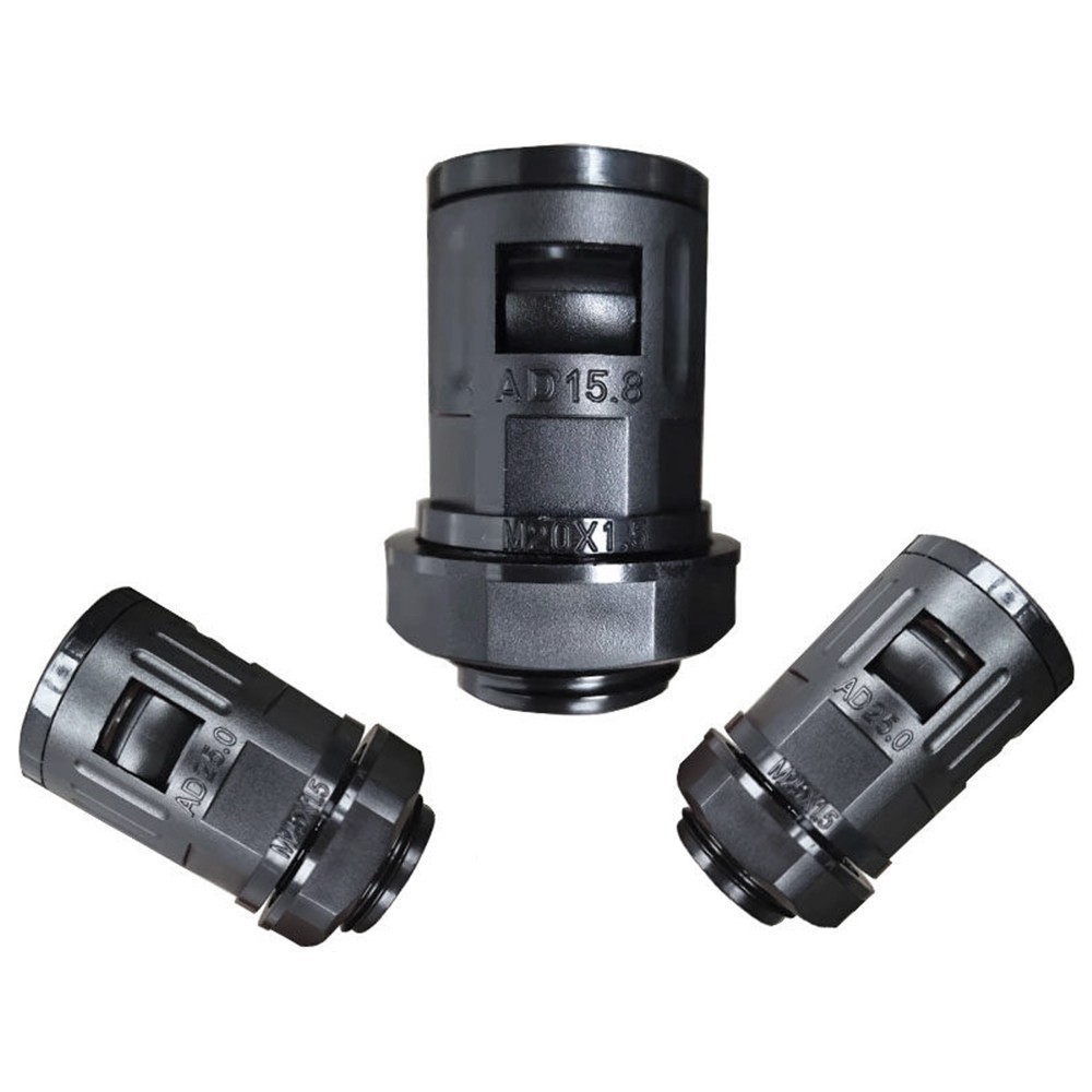 Corrugated Cable Conduit Connector Joint for Black Cable Tidy Tube & Trunking