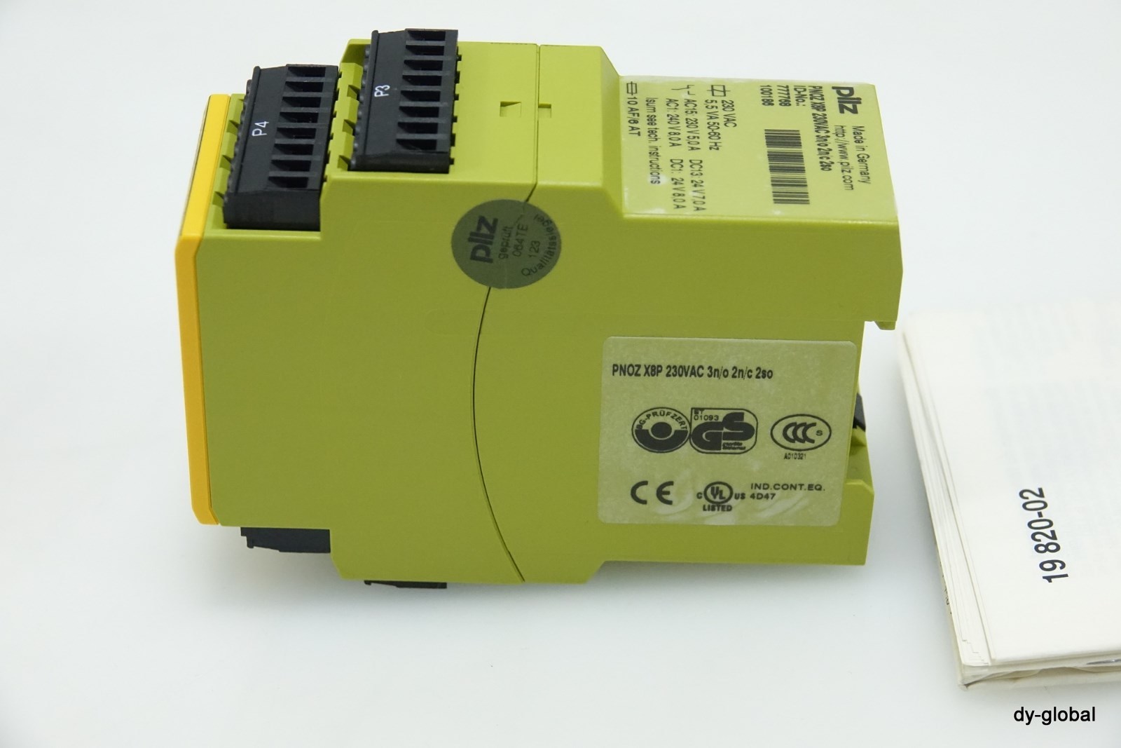 PILZ NIB X8P 230VAC 3n/o 2n/c 2so Switching unit 102093668 ELEC-I-474=7C33
