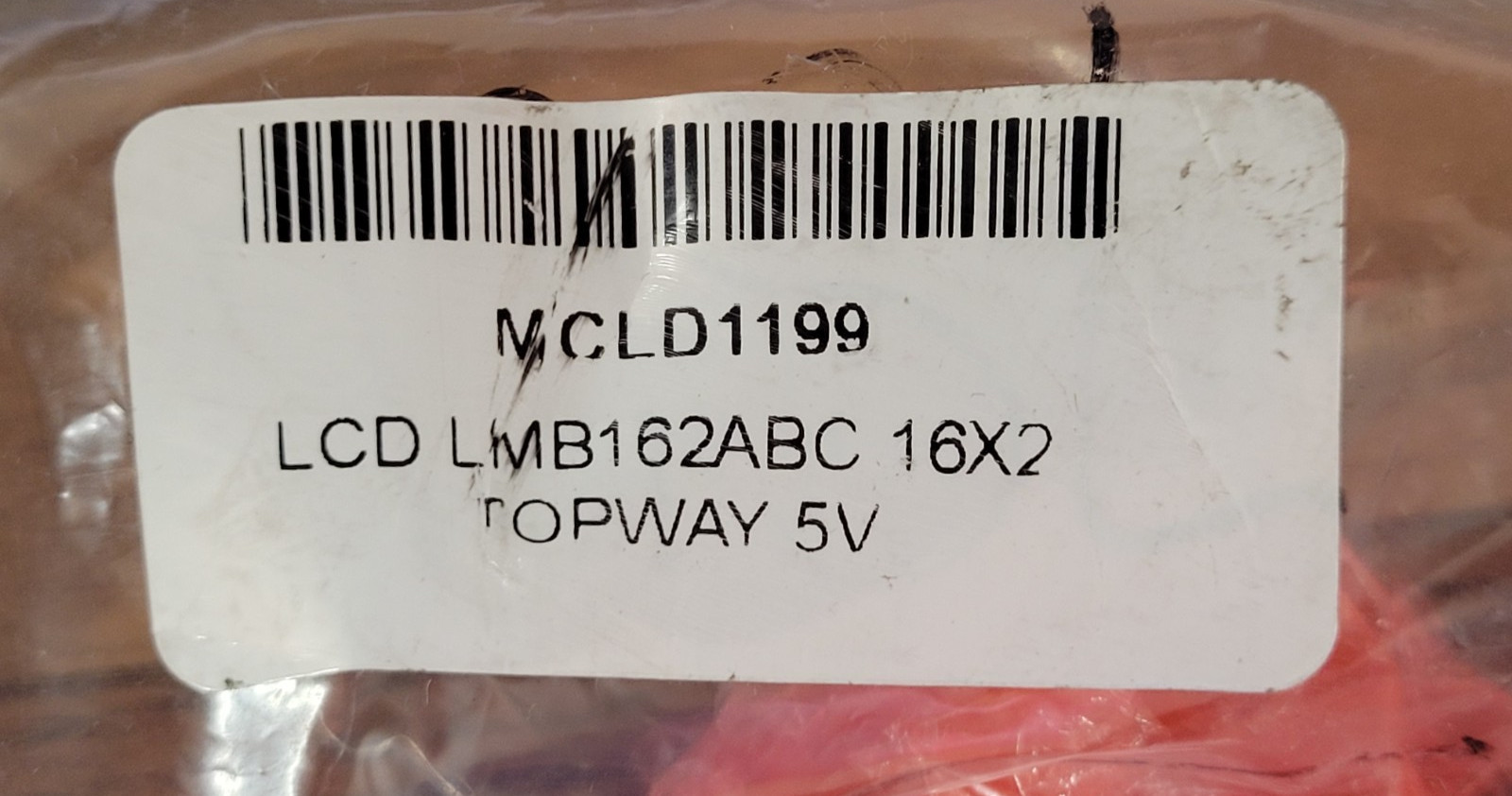 (1 PC) LMB162ABC UNKNOWN LCD LMB162ABC 16X2 TOPWAY 5V