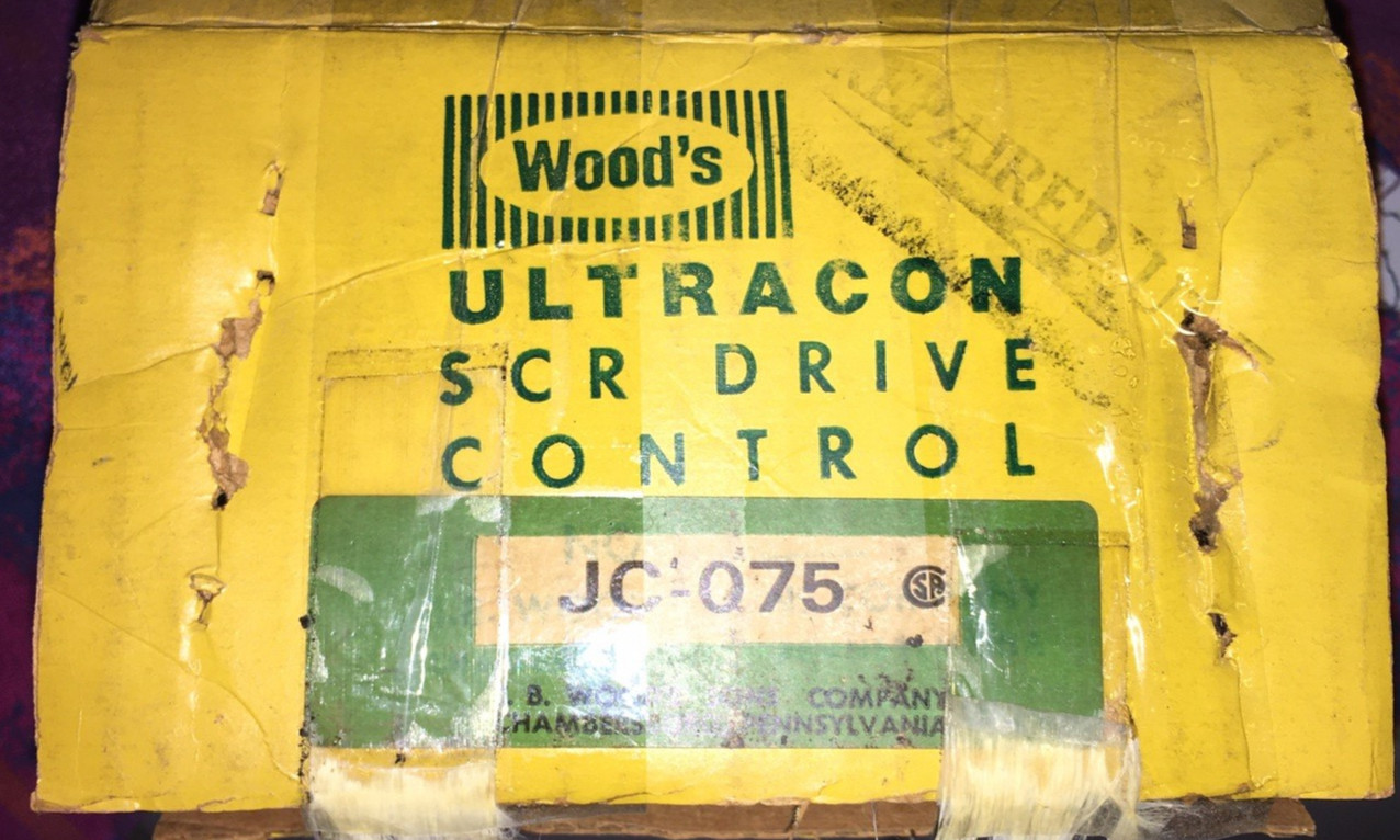 Refurbished Wood’s Ultracon SCR Control Chassis in original box