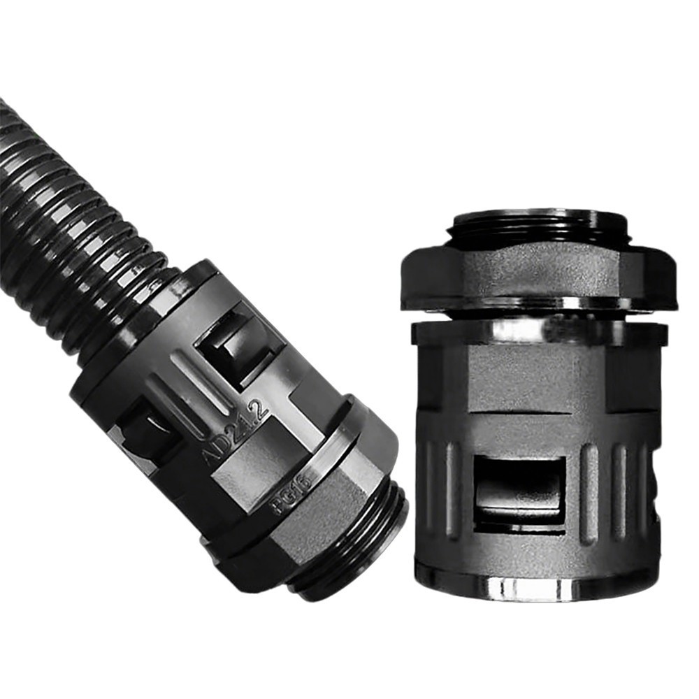 Corrugated Cable Conduit Connector Joint for Black Cable Tidy Tube & Trunking