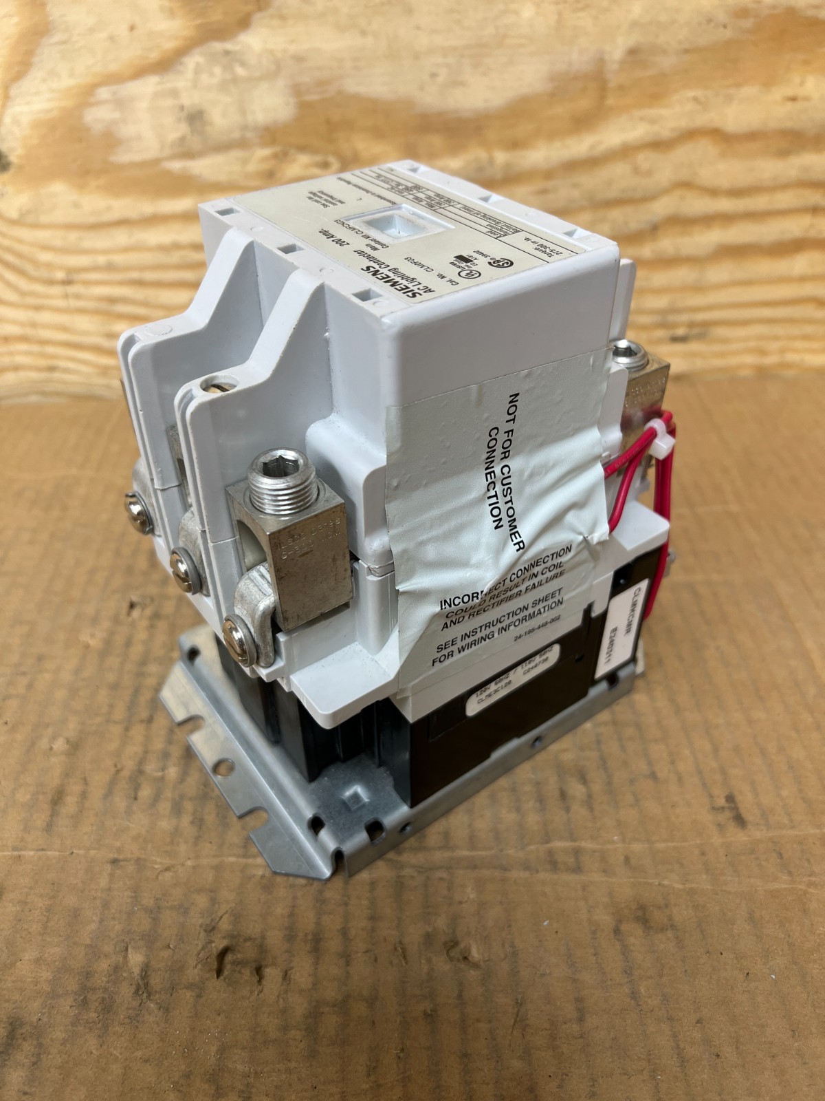 SIEMENS, CLM0F03, 200A AC LIGHTING 3POLE CONTACTOR, XLNT TAKEOUT! MAKE OFFER!!