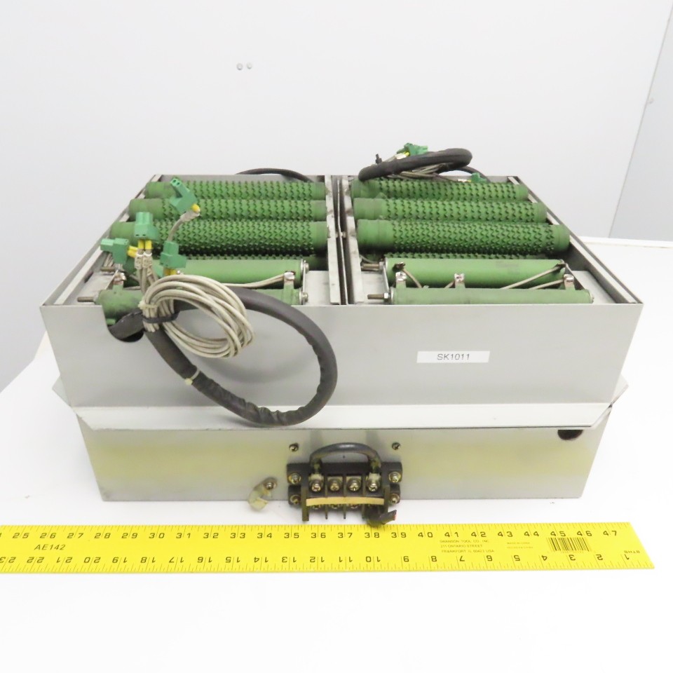 8OhmJ 16OhmJ 300V Multi Value Wire Wound Resister Bank W/ Cooling Fans