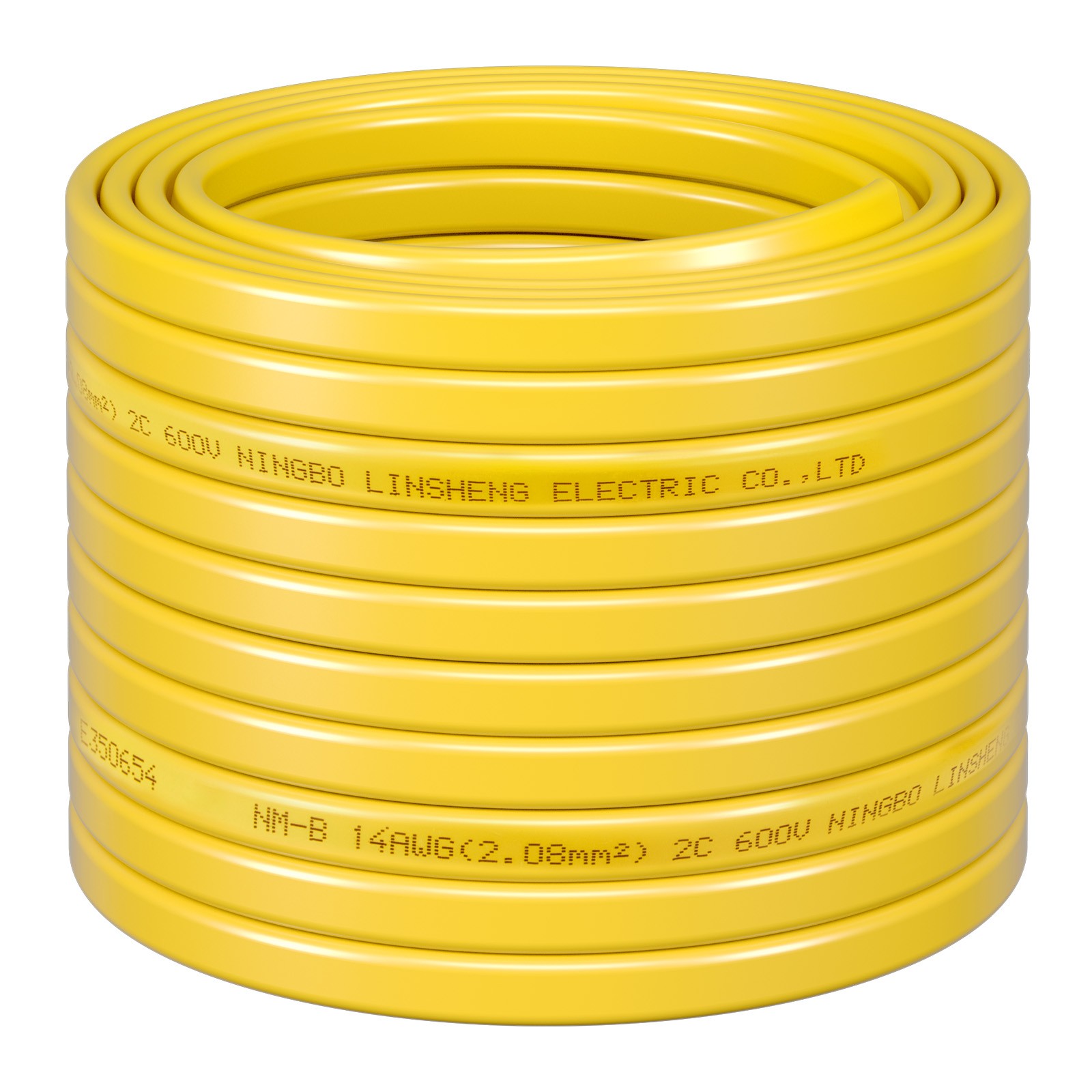 NM-B Wire 14AWG/2C Copper Core Cable 50 ft Electrical Wire with Ground