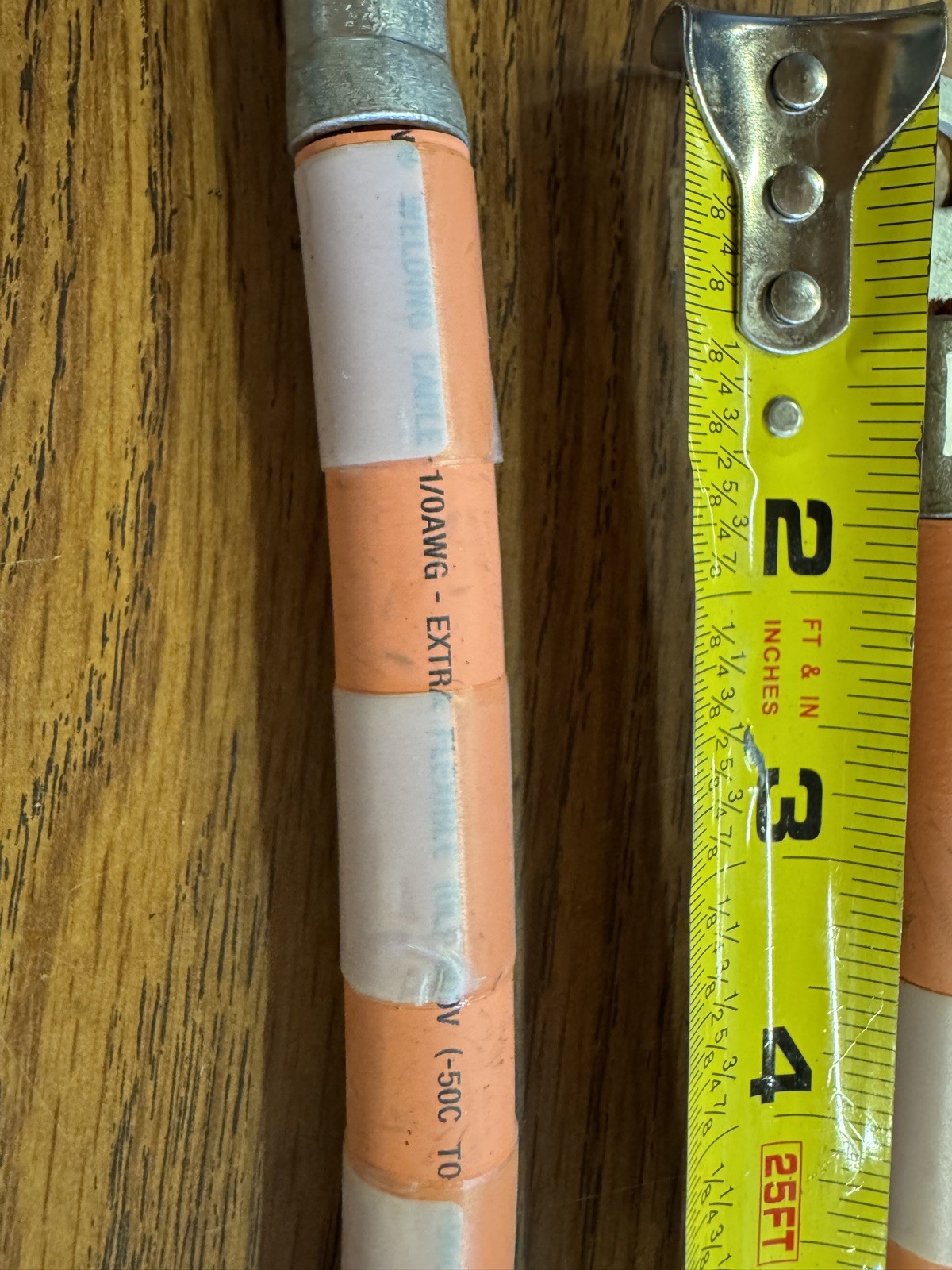 50pcs 1/0 Gauge AWG welding Carol super Vuteon 8″ length P-123-141-MSHA bin3