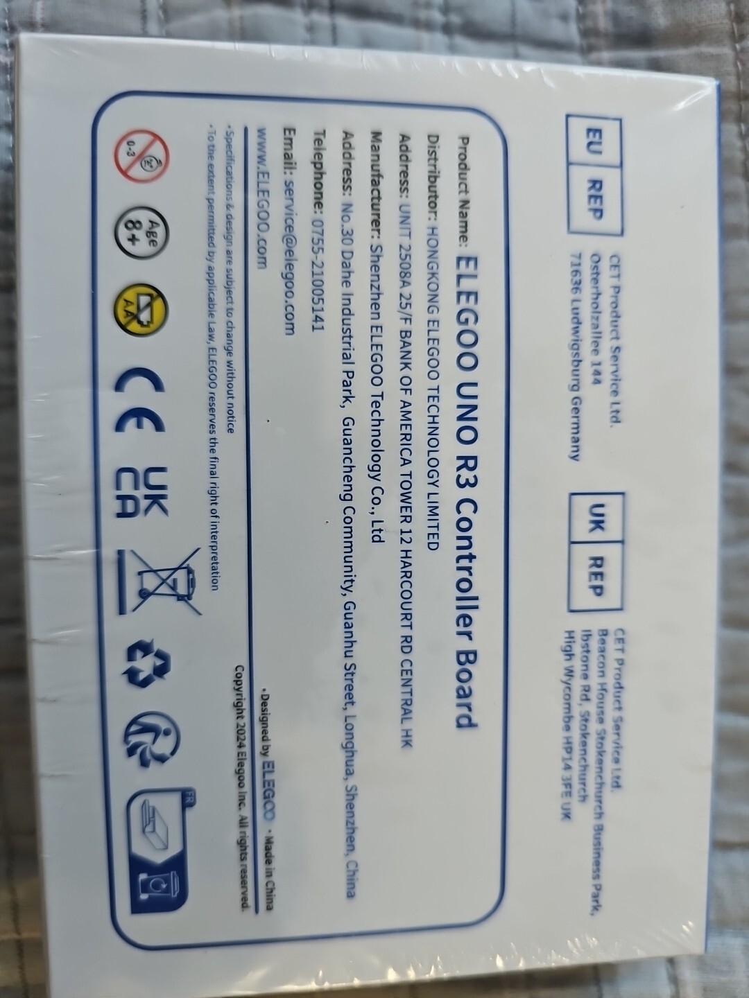 Elegoo UNO R3 Controller Board – BRAND NEW FACTORY SEALED!