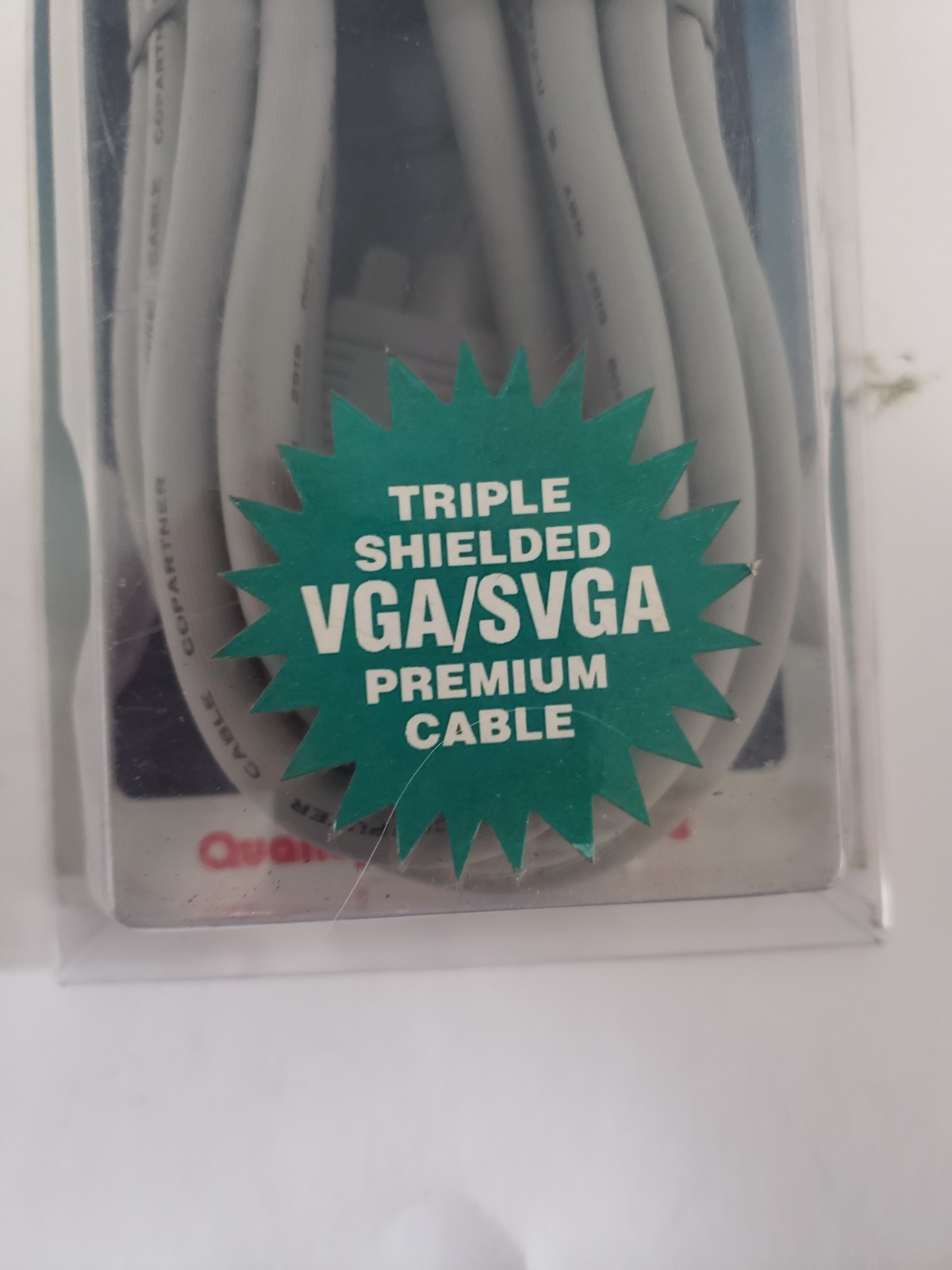 QVS CC320D-15 VGA MONITOR EXTENSION CABLE 15ft, NIB