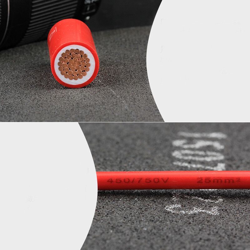 10/16/25/35mm² Copper Core Electrical Cable Hard Wire PVC Insulation Fireproof