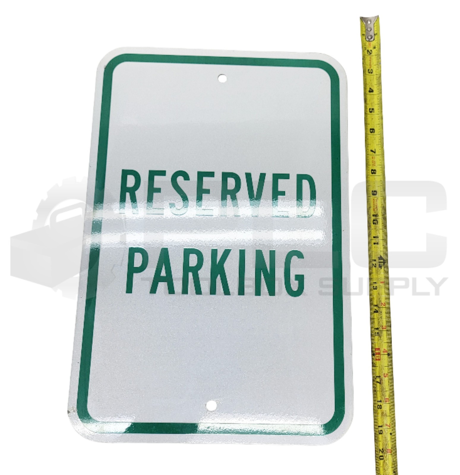 LOT OF 2 RESERVED PARKING SIGN 18” X 12”