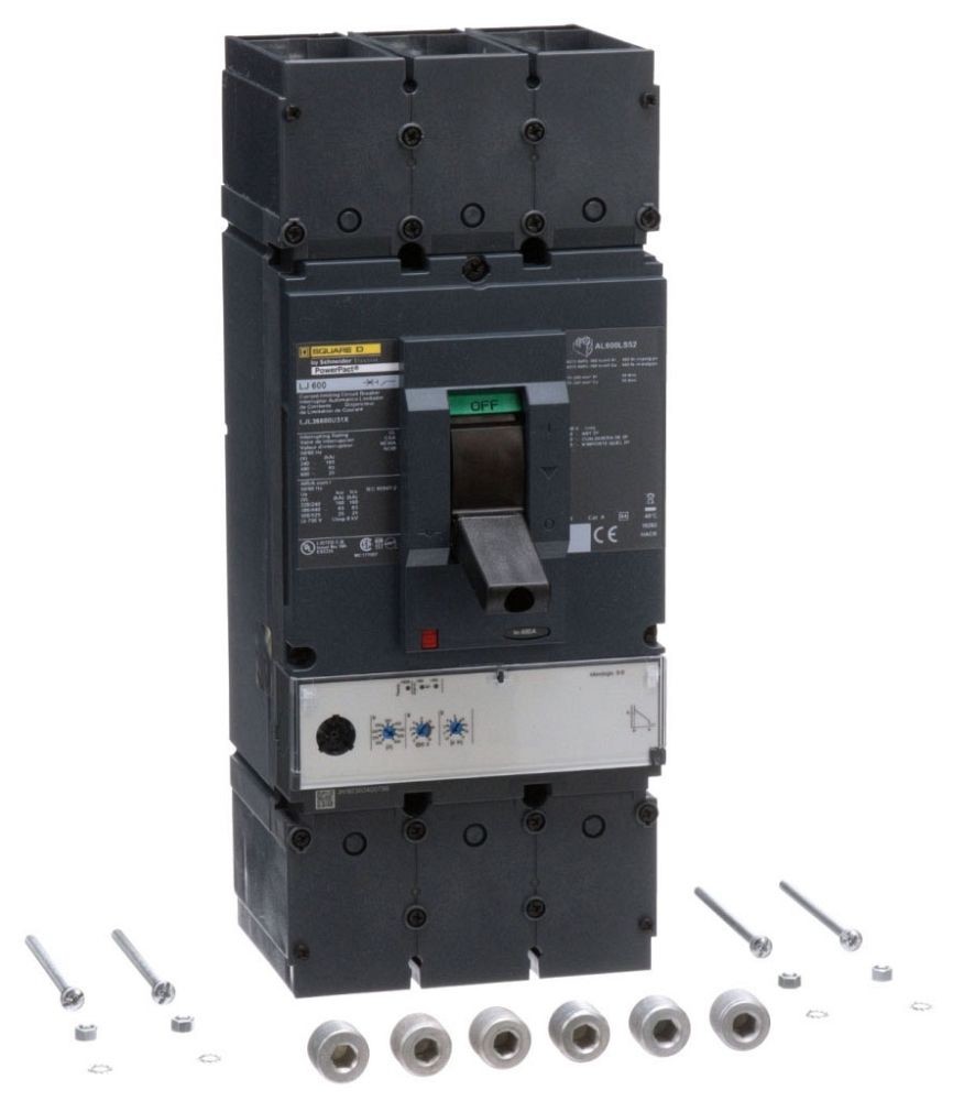 NIB – Square D – LJL36600U31X – 600A, 3-Pole Powerpact L Circuit Breaker