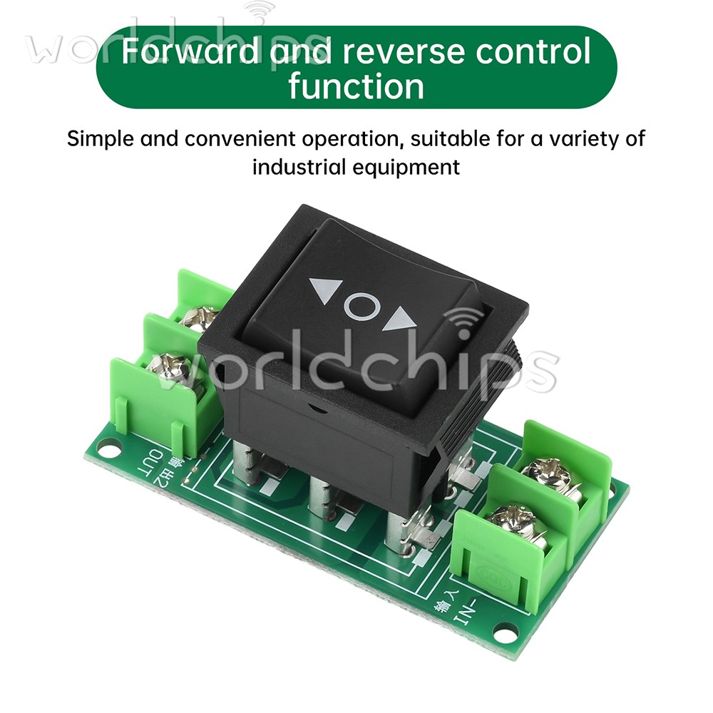 DC 0-120V DC Motor Controller Forward/Stop/Reverse Switch Module 5A 10A 20A