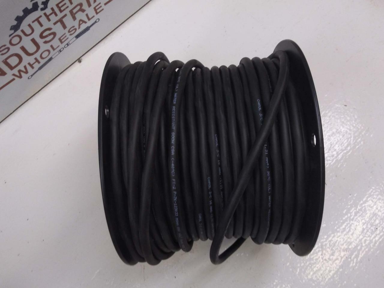 CAROL 02765.15T.01 16/3 SOOW Black -40°C to +90°C 250ft Portable Cord