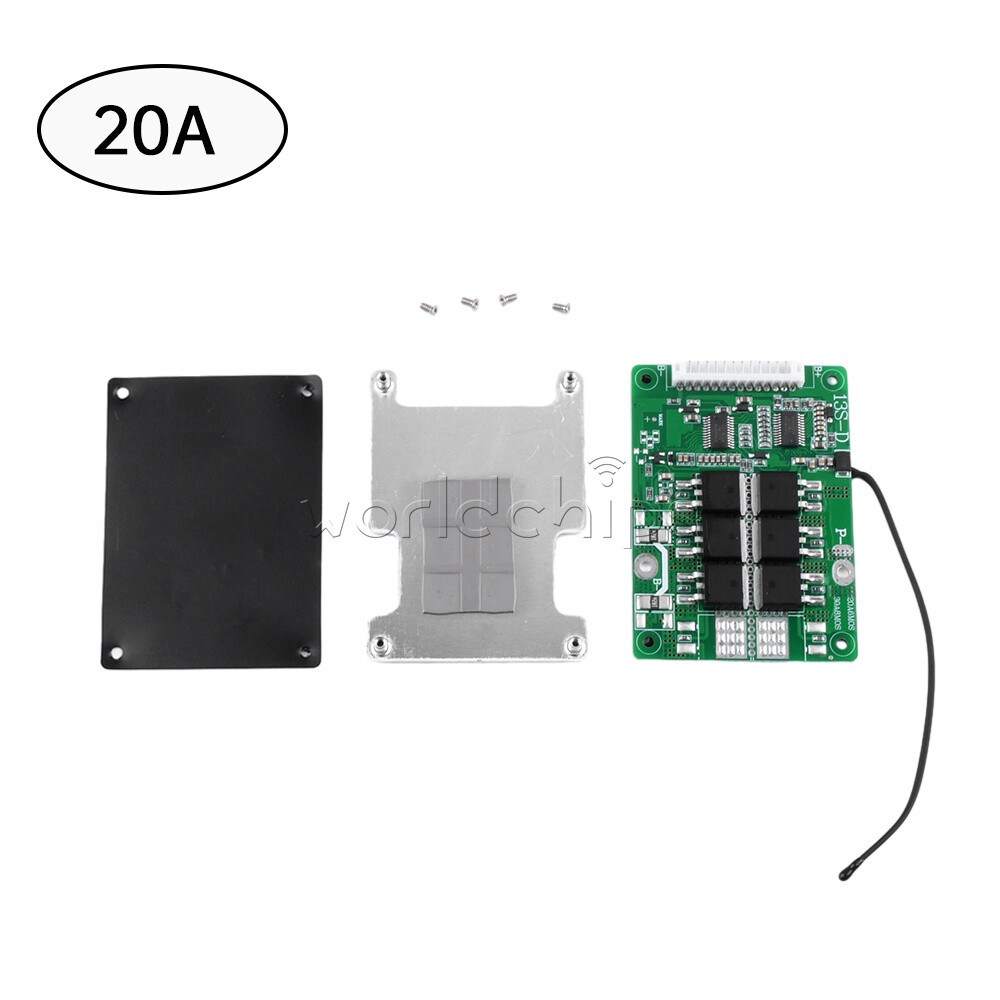 13S 48V 20A 30A Same Port Battery Protection Board for 18650 Li-ion Battery New