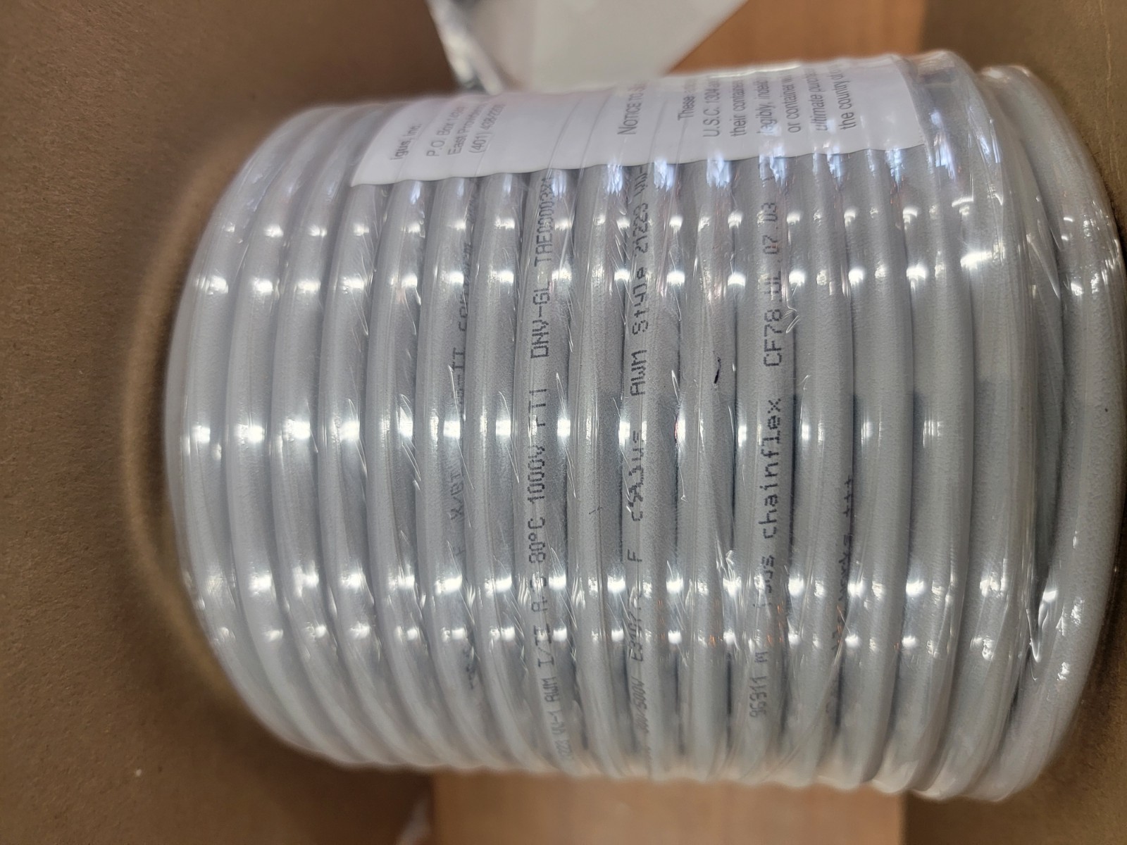 Igus Chainflex Cf78-Ul-07-03-100 18 Awg 3 Conductor Contin Flex Cable 100ft.