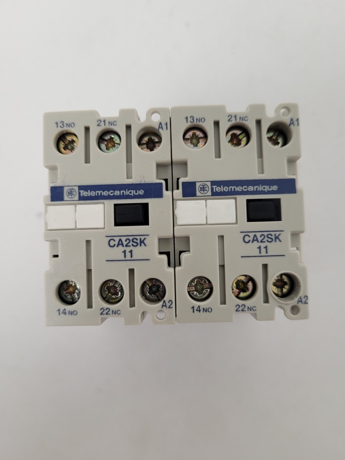Lot of 2 – CA2SK11 Telemecanique 10 Amp 120V Coil Contactor Control Relay
