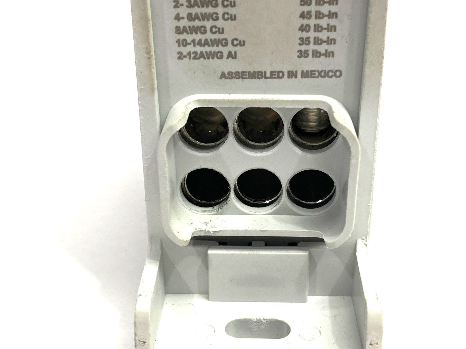 Cooper Bussmann PDBFS330 Power Distribution Block 600V 380A NO TOP TERMINAL LUG
