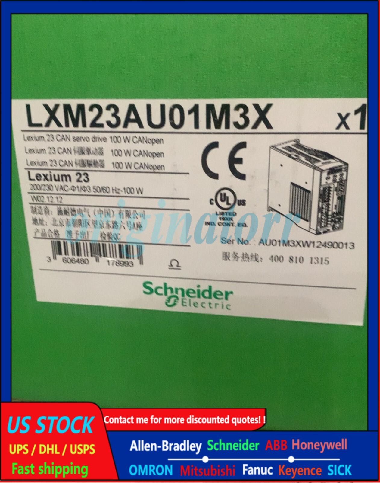 Servo Drive LXM23AU01M3X Ship US Free TAX
