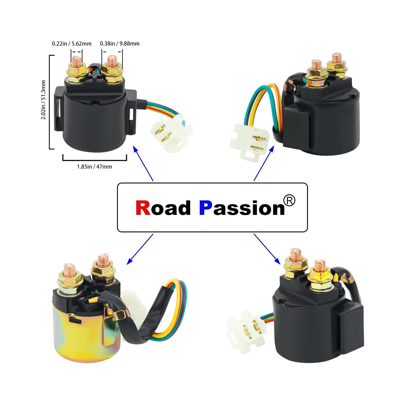 Road Passion Starter Solenoid Relay for Yamaha Timberwolf 250 YFB250 1992-199…