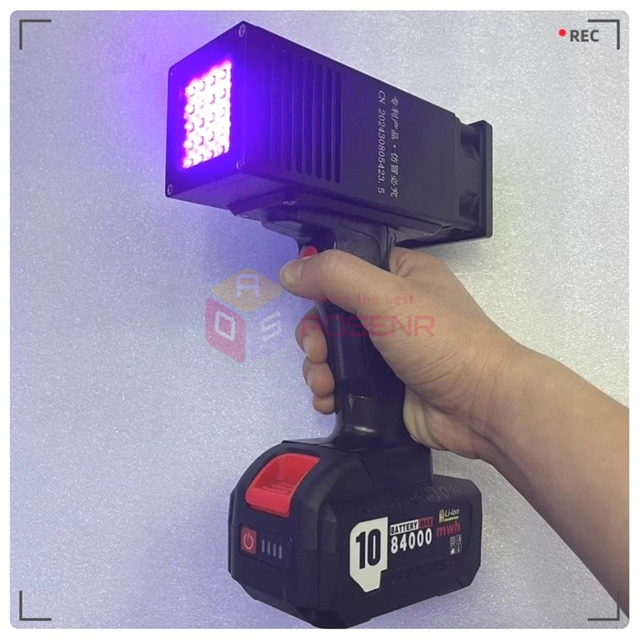 Atomic Putty Car Paint Flaw Detection UV Lamp Rechargeable UV LED Curing Lamp