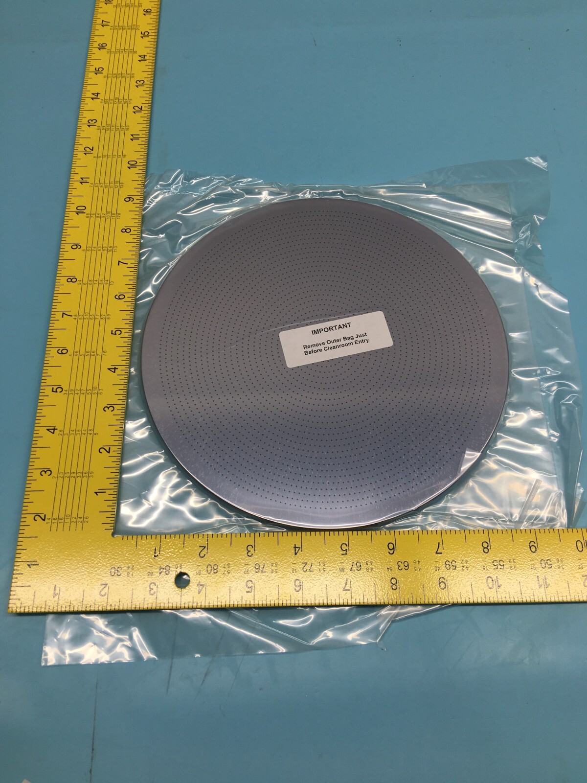 LAM 715-011909-501 PLATE, UPPER ELCTDRODE 8″ POLISHED CAPTIVE, 123498
