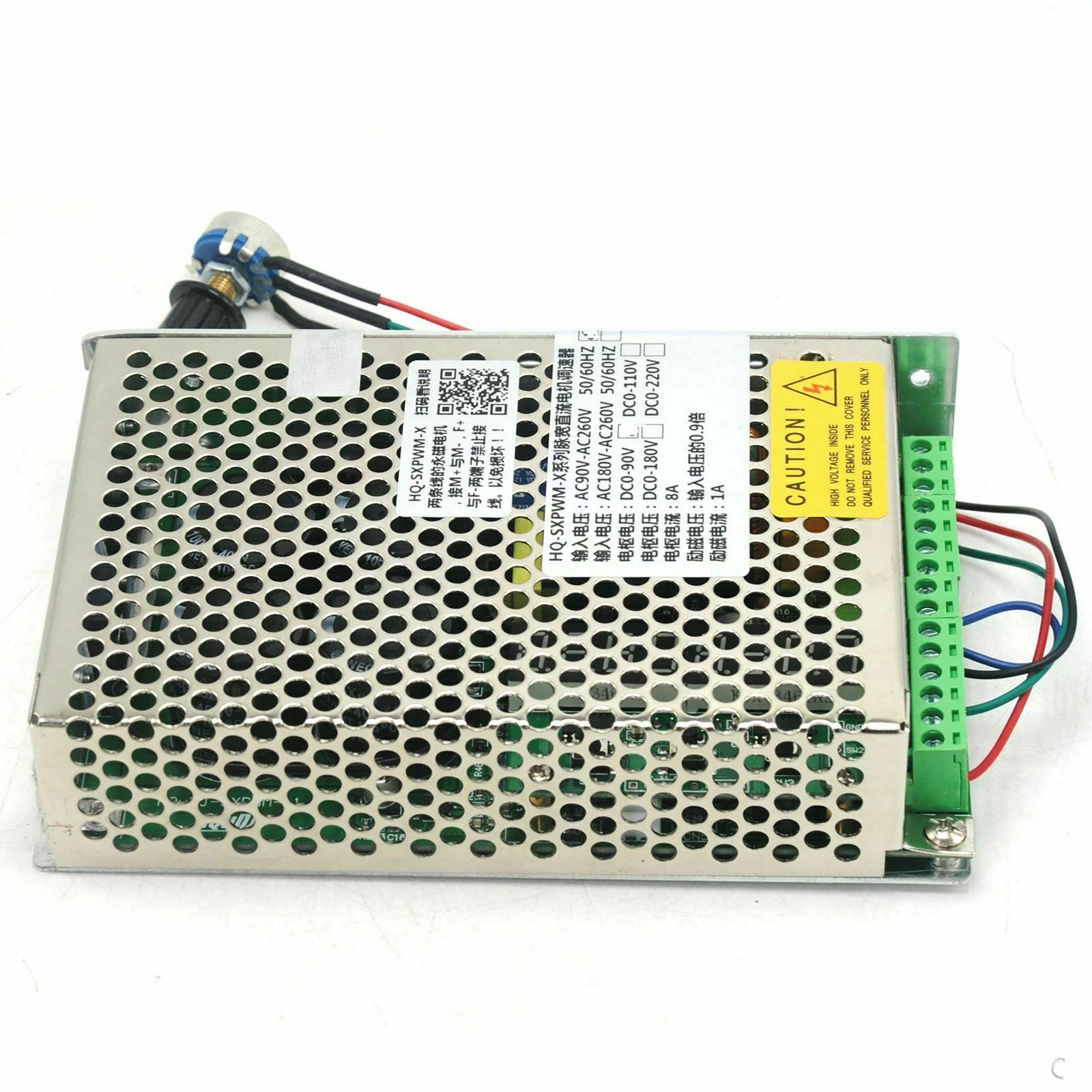 AC90V-260V Input DC90V 110V 180V 220V Output 8A PWM Motor Speed Controller Drive