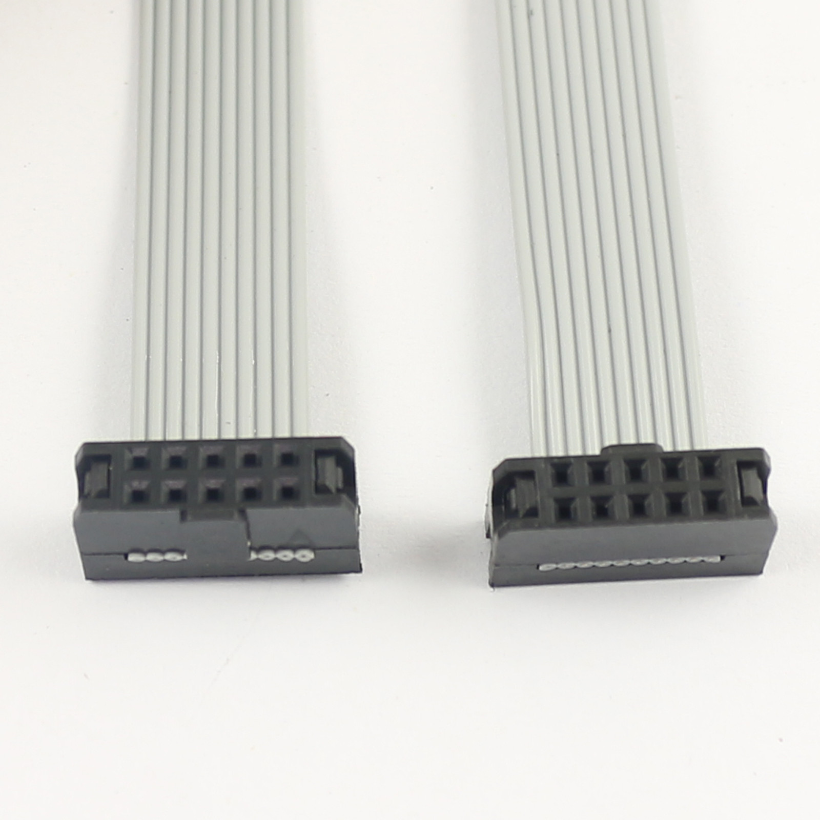 2Pcs 2mm Pitch 2×5 Pin 10 Pin 10 Wire IDC Flat Ribbon Cable Length 30CM