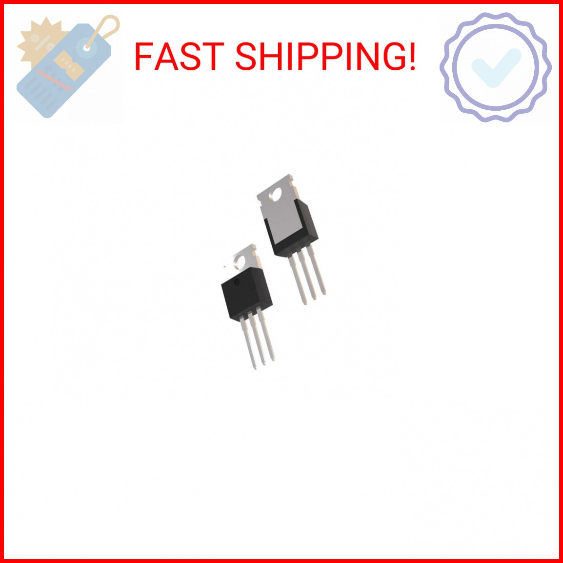 YEGAFE 10Pcs IRLZ44N IRLZ44NPBF 47A 55V TO-220AB Power Mosfet N-Channel