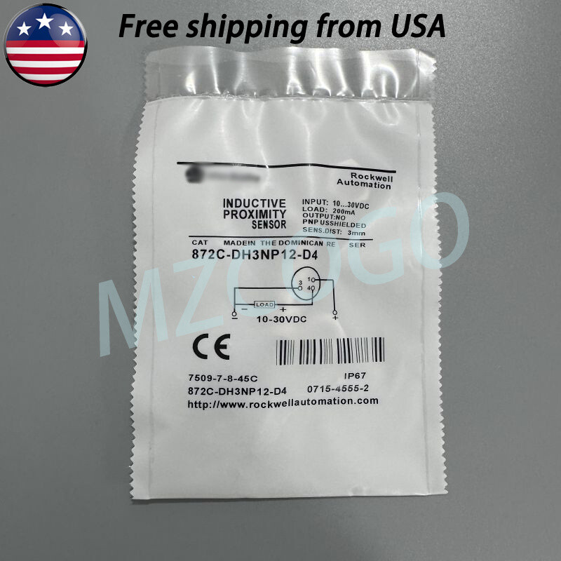 872C-DH3NP12-D4 New Proximity Switch Sensor For Allen-Bradley 872CDH3NP12D4 US