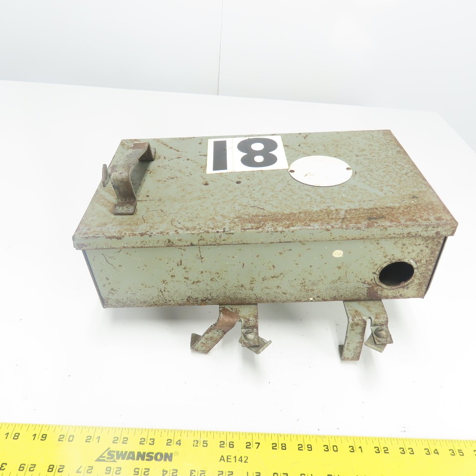 Federal Pacific CFP 632 60A 240VAC Cover Operated Fusible Bus Plug Switch 3P