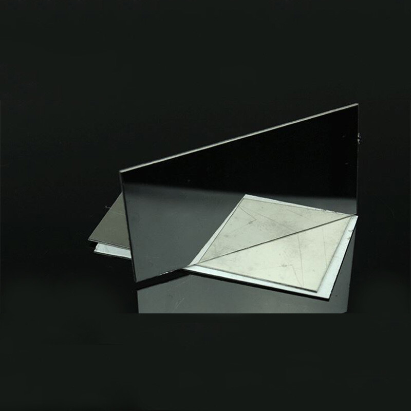 8K Mirror Polished Stainless Steel Sheet Plate Bright Polish 1/1.5/2/3mm Thick
