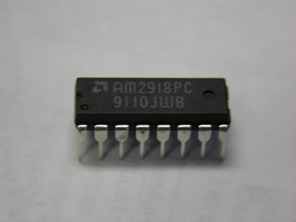 3 AMD AM2918PC 4-Bit Bit-Slice Processor ICs 16-PDIP