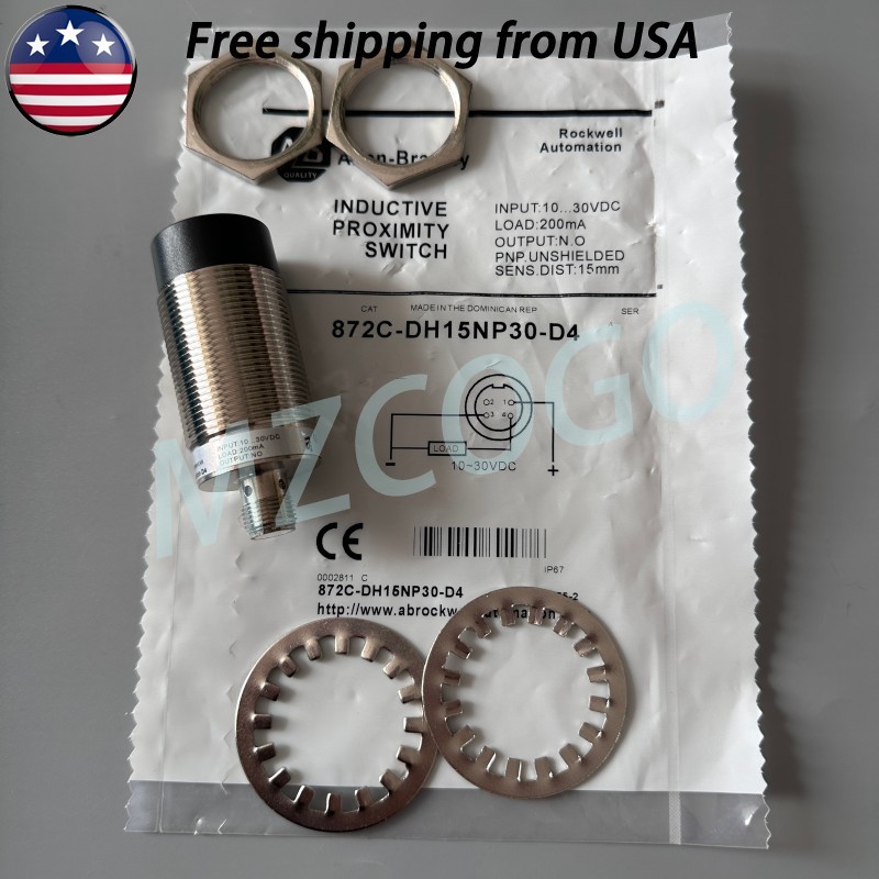 New Proximity Sensor Fits For Allen Bradley 872C-DH15NP30-D4 872CDH15NP30D4