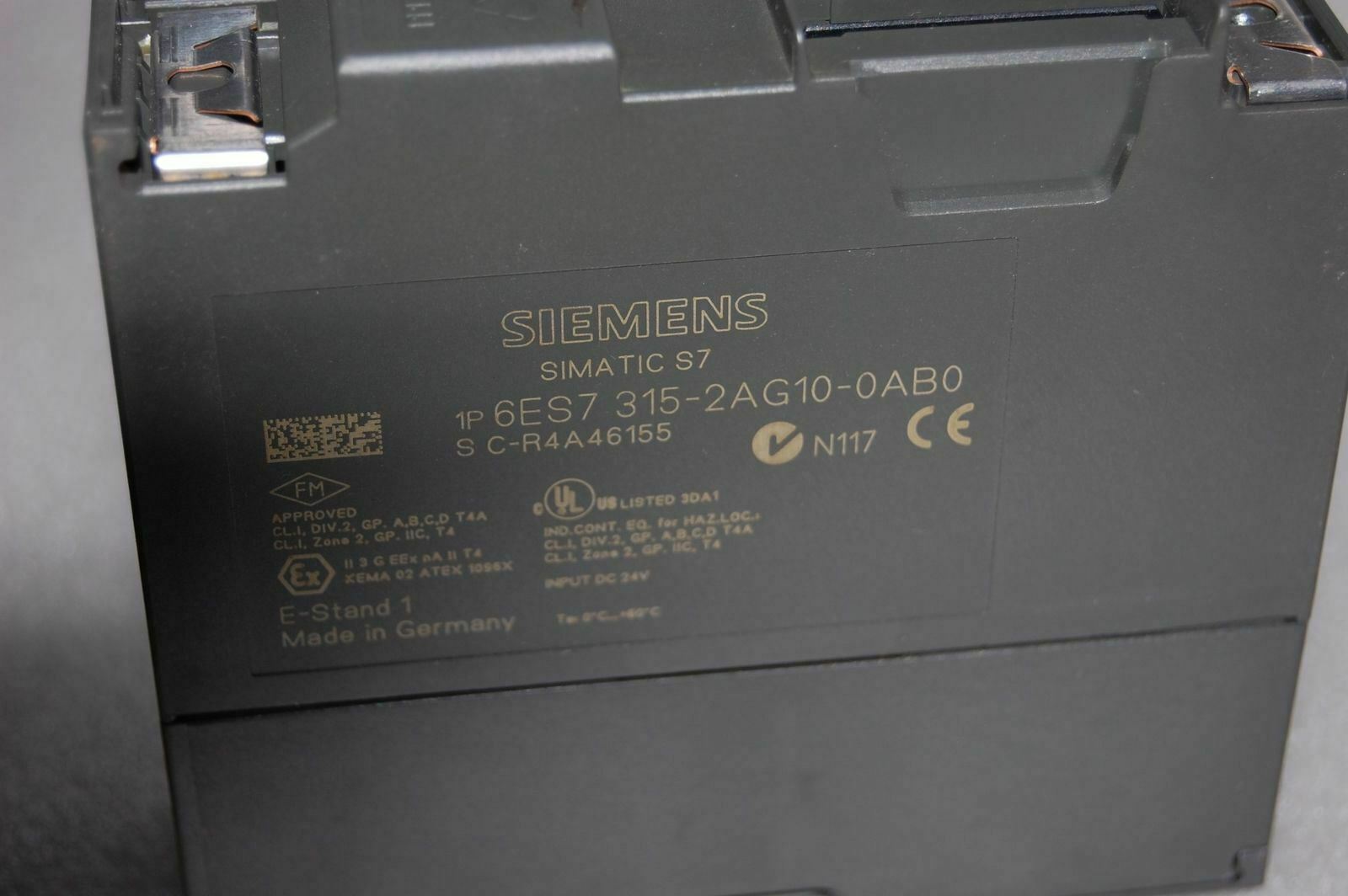 Siemens CPU MODULE 6ES7 315-2AG10-0AB0