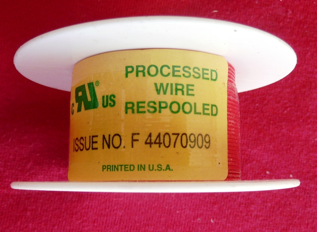 100 Feet MIL-W-16878/4 Silver Plated Copper, 30AWG, Extruded PTFE 200C 600V Red